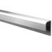 Toilet Cubicle Head Rail - 'U' Channel - 12-13mm Panels - 316 Stainless Steel
