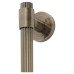 Hampstead Thick Lines T-Bar Door Pull Handle on Rose - Screw Fix - 300mm Centres - Antique Brass