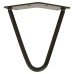 Exel Hairpin Leg - 2 Pin - 150mm Height - Black - Pair