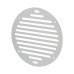 Exel Circular Slotted Vent - 152 x 152mm - 6212mm² Free Air Flow - Satin Aluminium