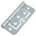 Flush Cabinet Hinge - 75 x 51 x 1mm - Zinc Plated - Pack of 10 Pairs