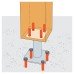 Simpson Strong Tie PPA100 Elevated Post Base for 100-200mm Posts - 100mm Height
