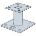 Simpson Strong Tie PPA100 Elevated Post Base for 100-200mm Posts - 100mm Height