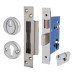 Hampstead BS3621 Euro Sashlock & Dbl Cylinder - 76mm Case - 57mm Backset - Square - Pol Stainless