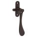 Carlisle Brass Victorian Mortice & Hook Plate Casement Window Fastener - Reversible - Matt Bronze