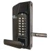 Borg BL3430 External Marine Grade Easicode Pro Push Button Gate Back to Back Code Lock - Black