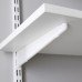 elfa Twin Slot Shelving System - Shelf Bracket for Solid Shelving - 470mm Length - White elfa Twin Slot Shelving System - Shelf Bracket for Solid Shelving - 470mm Length - White