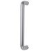 Exel 19mm D-Bar Door Pull Handle - Bolt Fix - 225mm Centres - Satin Aluminium