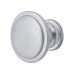 Hampstead Disc Round Cabinet Knob - 30mm Diameter - Matt Chrome