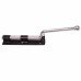 Monkey Tail Gate Bolt - Straight Handle - 300mm Length - Black Japanned