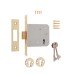 ERA 3 Lever Deadlock - 76mm Case - 57mm Backset - Polished Brass