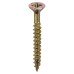 TIMCO Velocity Pozi Countersunk Wood Screws - 4.5 x 40mm - Yellow Zinc - Pack of 200