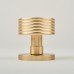Jedo by Frelan Ribbon Mortice Door Knob - 60mm Rose Diameter - Satin Brass