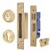 Hampstead BS3621 Euro Sashlock & Double Cylinder - 65mm Case - 44mm Backset - Square - PVD Brass 