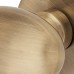 Exel Victorian Oval Mortice Door Knob - 61mm Rose Diameter - Antique Brass