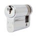 Eurospec 5 Pin 45mm Euro Single Cylinder - 35 + 10mm - Polished Chrome - Keyed to Differ