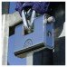 Squire Armoured Steel Shutter Lock - 80mm Body - 29 x 15mm Shackle - Keyed to Differ - Chrome