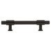 Hampstead Falmouth 12mm Knurled T-Bar Cabinet Pull Handle - 96mm Centres - Matt Black