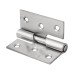 Rising Butt Door Hinge - 75 x 70 x 2.5mm - Left Hand - Zinc Plated - Pair