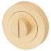 Jedo by Frelan Knurled Easy Bathroom Turn & Release - 50mm Diameter - Satin Brass