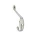 Exel Diecast Single Hat & Coat Hook - 90 x 58mm - Polished Chrome - Pack of 10