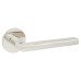 Jigtech Polished Stainless Steel Door Handles on Round Slim Rose - Schema Rita Range 