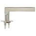 Jigtech Polished Stainless Steel Door Handles on Round Slim Rose - Schema Rita Range 