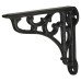Olde Forge Scroll Shelf Bracket - 100 x 90mm - Black Olde Forge Scroll Shelf Bracket - 100 x 90mm - Black