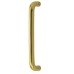 Exel 19mm D-Bar Door Pull Handle - Bolt Fix - 300mm Centres - Polished Brass