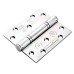 Enduro Triple Knuckle Thrust Grade 13 Butt Fire Door Hinge - 100 x 89 x 3mm - 304 Stainless - Pair