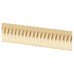 Exel Crewe 10mm Reeded D-Bar Cabinet Pull Handle - 96mm Centres - Satin Brass
