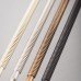 Exel Crewe 10mm Reeded D-Bar Cabinet Pull Handle - 96mm Centres - Satin Brass