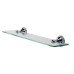 Croydex Westminster Glass Shelf - 500 x 115mm - Polished Chrome