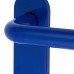Hoppe AR600/21 Cobalt Blue Nylon Steel Core Safety Latch Door Handle - Paris Range - 165 x 46mm