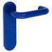 Hoppe AR600/21 Cobalt Blue Nylon Steel Core Safety Latch Door Handle - Paris Range - 165 x 46mm