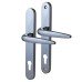 Trojan Sparta uPVC Multipoint Door Handle - Long Plate - 92mm c/c - Chrome