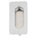 Exel Rectangular Flush Cabinet Pull Handle - 74 x 39mm - Matt Chrome