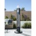 Forum Zink Amber IP55 Floor Standing Patio Heater with Remote Control - 1480/2960W