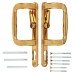 Trojan uPVC Patio Lock Door Handle - Euro - Gold