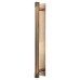 Frelan Hoxton Sturt Cabinet Handle on Fanshaw Backplate - 224mm Centres - Antique Brass