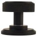 Hampstead Riley Knurled Mortice Door Knob - 62mm Rose Diameter - Matt Black Hampstead Riley Knurled Mortice Door Knob - 62mm Rose Diameter - Matt Black