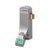 Exidor 297 Single Door Push Pad Latch - Timber Door - Silver