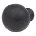 Olde Forge Ball Cabinet Knob - 30mm Diameter - Antique Black Iron