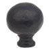 Olde Forge Ball Cabinet Knob - 30mm Diameter - Antique Black Iron