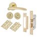 Exel Eloise Bathroom Lock Door Handle on Rose Kit - Polished Brass Exel Eloise Bathroom Lock Door Handle on Rose Kit - Polished Brass