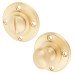 Burlington BUR80 by Frelan Bathroom Turn & Release with Stepped Rose - 53mm Diameter - Satin Brass