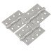 Eclipse Ball Bearing Grade 13 Butt Fire Door Hinge - 102 x 76 x 3mm - Satin Stainless - Pack of 3