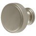 Crofts & Assinder Calgary Round Cabinet Knob - 40mm Diameter - Brushed Satin Nickel