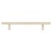 Exel 12mm T-Bar Cabinet Pull Handle - 128mm Centres - Polished Nickel
