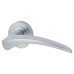 Exel Satin Chrome Door Handles on Round Rose - Aston Range 
